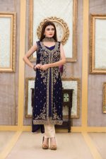 Buy Exclusive Boutique Blue Navy Bridal Dress - G10840 Online In USA, Uk & Pakistan - 01