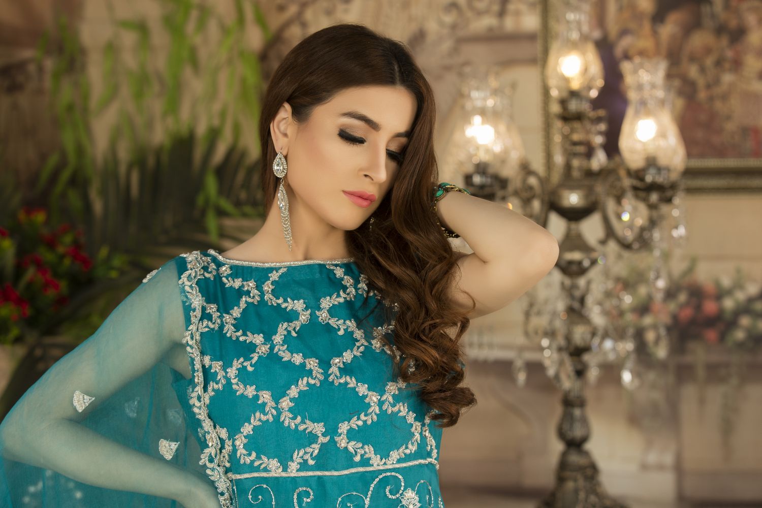 green and silver combination dress Emerald Green and Silver is the best combo #dress #viral #fashion # dresses #dresstoimpress
