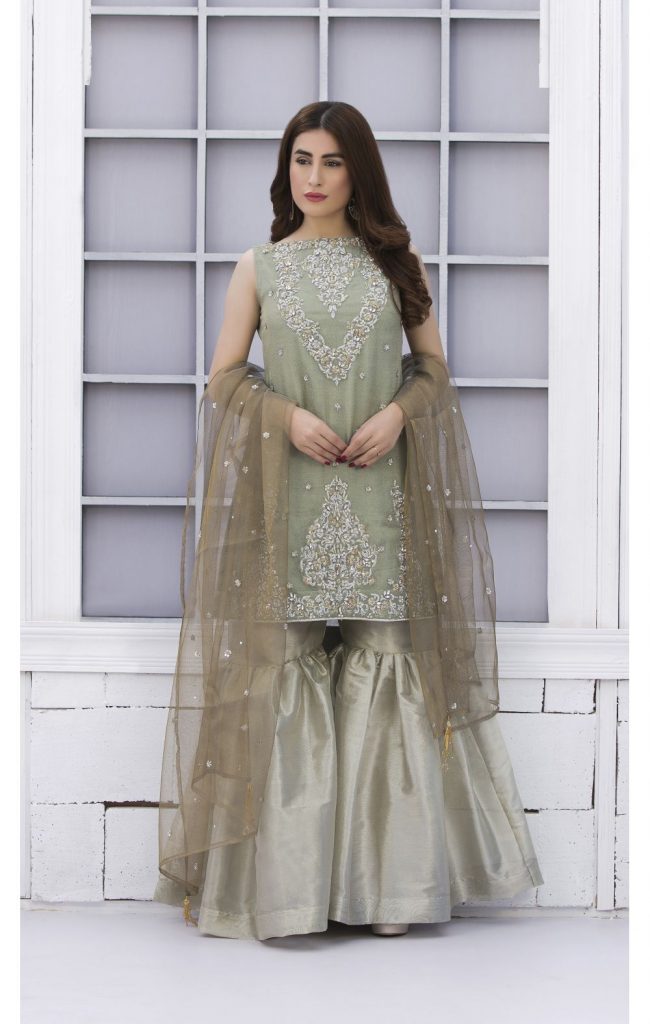 Buy Exclusive Pista Green And Dull Gold Bridal Wear – Sdbd02 Online In USA, Uk & Pakistan