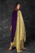 Buy Exclusive Purple And Golden Bridal Collection – Sabd220 Online In USA, Uk & Pakistan