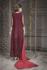 Buy Exclusive Plum And Pink Bridal Wear – Aqbd04 Online In USA, Uk & Pakistan - 04