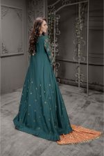 Buy Exclusive Teal Bridal Wear- Aqbd07 Online In USA, Uk & Pakistan - 02