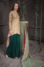 Buy Exclusive Golden And Sea Green Bridal Wear – Aqbd09 Online In USA, Uk & Pakistan