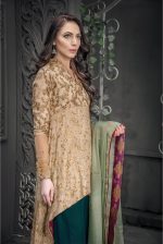 Buy Exclusive Golden And Sea Green Bridal Wear – Aqbd09 Online In USA, Uk & Pakistan - 02