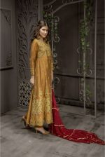 Buy Exclusive MUSAtard And Maroon Bridal Wear – Sabd218 Online In USA, Uk & Pakistan - 02