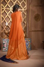 Buy Exclusive RUSAt And Blue Bridal Wear – Aqbd26 Online In USA, Uk & Pakistan - 03