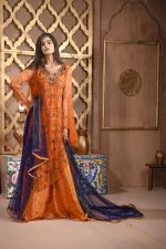 Buy Exclusive RUSAt And Blue Bridal Wear – Aqbd26 Online In USA, Uk & Pakistan