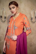 Buy Exclusive Orange Party Wear – Aqs233 Online In USA, Uk & Pakistan