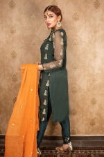 Buy Exclusive Green Green & Pink Wear – Aqs242 Online In USA, Uk & Pakistan - 01