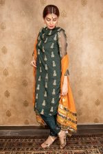 Buy Exclusive Green Green & Pink Wear – Aqs242 Online In USA, Uk & Pakistan