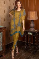 Buy Exclusive Mehndi Green Party Wear – Sds375 Online In USA, Uk & Pakistan - 03