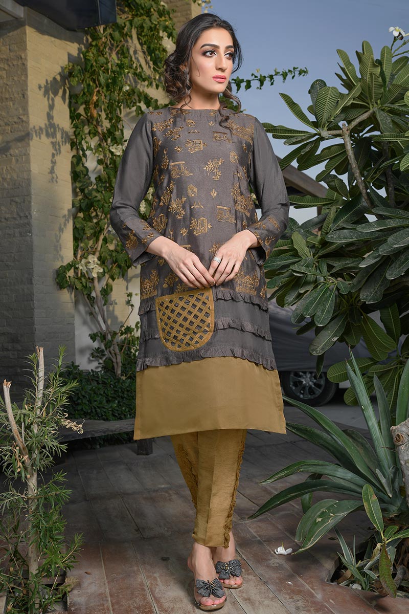 EXCLUSIVE DEEP BROWN COLOR DRESS  AFC21  Exclusive Online Boutique