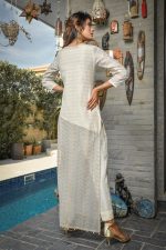 Buy Exclusive Ivory Party Wear – Afc30 Online In USA, Uk & Pakistan - 02