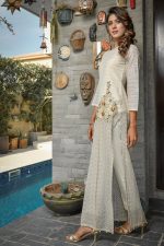 Buy Exclusive Ivory Party Wear – Afc30 Online In USA, Uk & Pakistan - 01