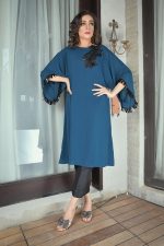 Buy Exclusive Teal Party Wear – Aqs298 Online In USA, Uk & Pakistan