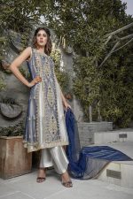 Buy Exclusive Blue And Silver Bridal Wear – G20747 Online In USA, Uk & Pakistan - 02