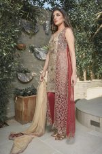 Buy Exclusive Maroon And Gold Bridal Wear – G21541 Online In USA, Uk & Pakistan - 02