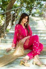 SHOKING PINK PARTY WEAR