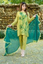 APPLE GREEN AND SEA GREEN PARTY WEAR