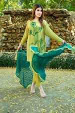 APPLE GREEN AND SEA GREEN PARTY WEAR