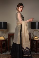 Buy Exclusive Gold And Black Luxury Pret – Sds489 Online In USA, Uk & Pakistan - 01
