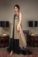 Buy Exclusive Gold And Black Luxury Pret – Sds489 Online In USA, Uk & Pakistan - 02