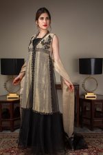 Buy Exclusive Gold And Black Luxury Pret – Sds489 Online In USA, Uk & Pakistan - 03