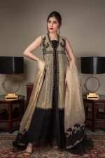 Buy Exclusive Gold And Black Luxury Pret – Sds489 Online In USA, Uk & Pakistan - 04