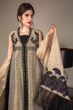Buy Exclusive Gold And Black Luxury Pret – Sds489 Online In USA, Uk & Pakistan - 07