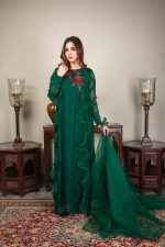 Buy Exclusive Emerald Green Luxury Pret – Sds492 Online In USA, Uk & Pakistan - 07