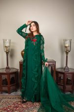 Buy Exclusive Emerald Green Luxury Pret – Sds492 Online In USA, Uk & Pakistan - 08
