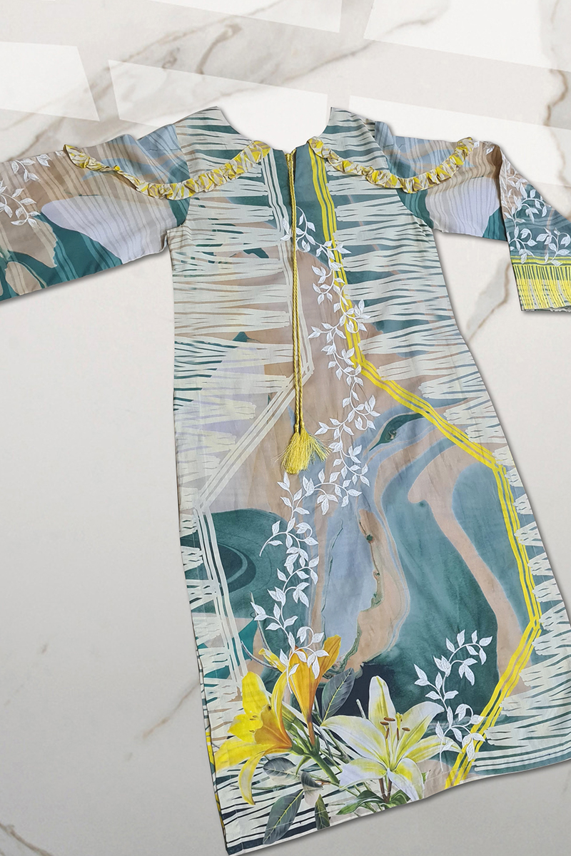 AFCL16 Buy Exclusive Digital Lawn Kurti – Afcl16 Online In USA, Uk & Pakistan