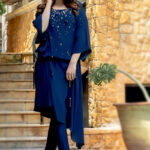 Buy Exclusive Navy Blue Luxury Pret – Sds362 Online in UK, USA & Pakistan