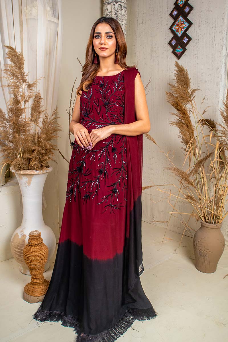 blue dress for baby girl Zapaka Women Sparkly Black Red Mermaid Long Bridesmaid Dress Cold Shoulder Prom Dress, Black Red / US4 main image 1