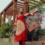 Exclusive Boutique New dupatta collection. Dyed Zari Jacquard organza Dupatta.