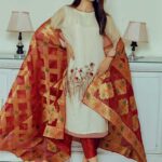 Exclusive Boutique New dupatta collection. Dyed Zari Jacquard organza Dupatta.